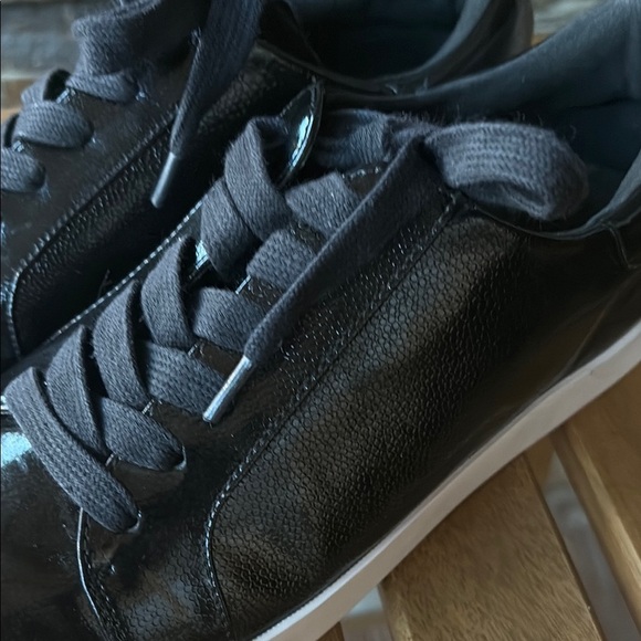 Katy Perry Collections “The Rizzo” Black Leather Sneakers Women’s 9M - Picture 5 of 7